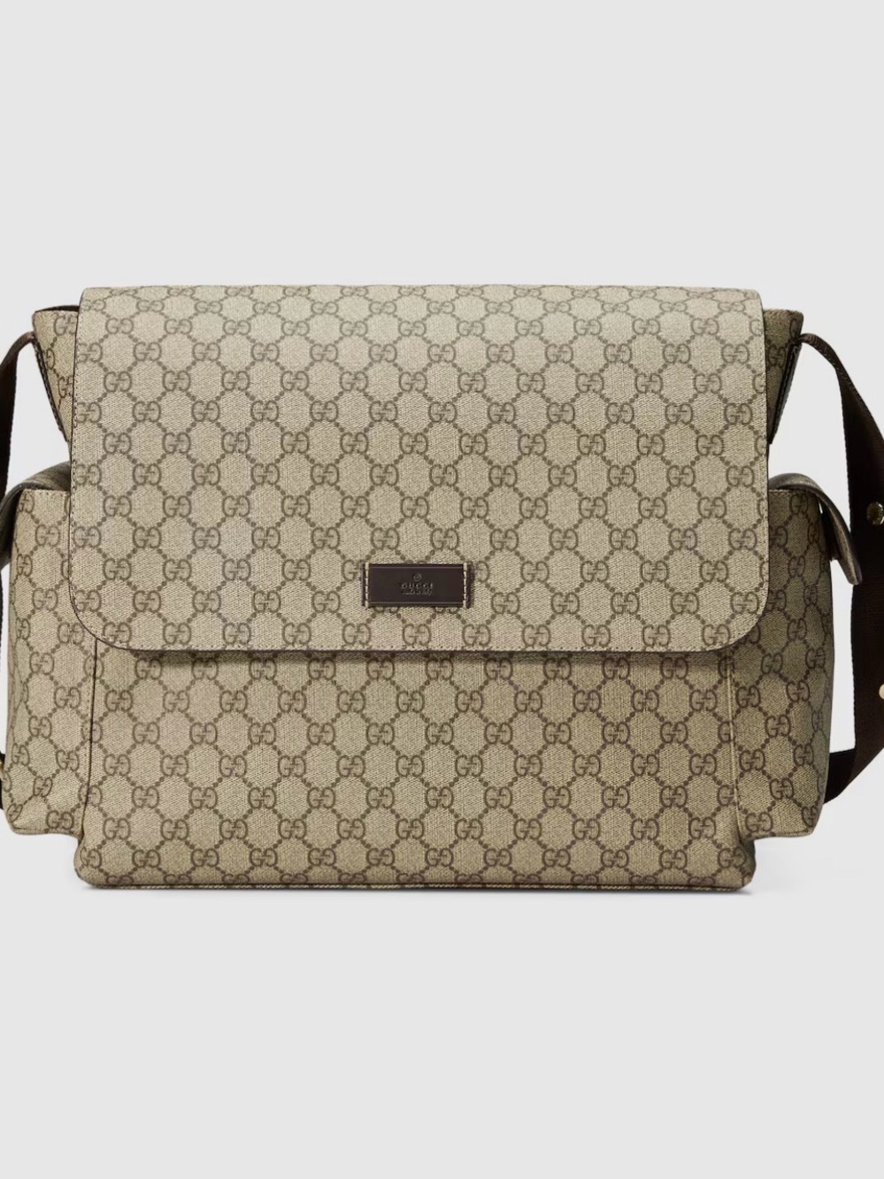 Gucci Beige GG Large Changing Diaper Bag Authentic